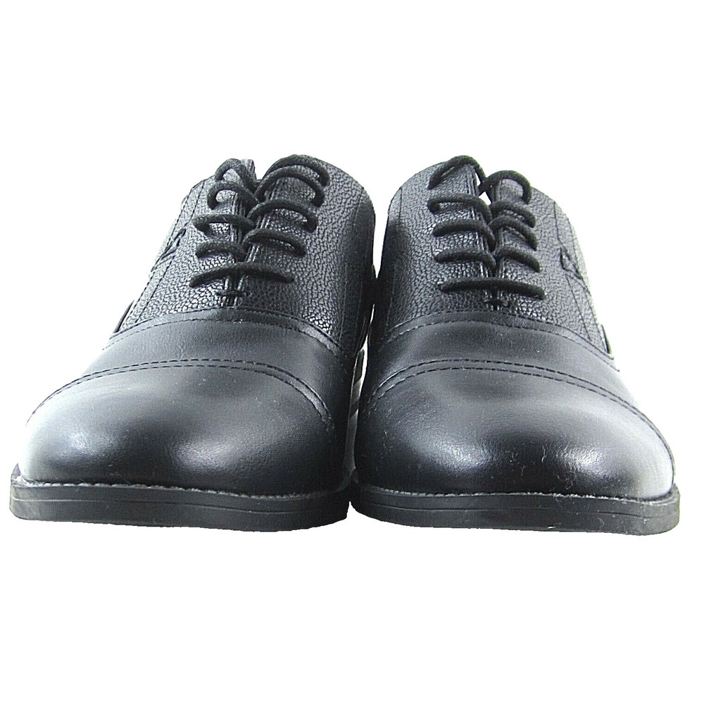 GUESS Oliver Men's Black Cap Toe Oxford Dress Shoes Lace Up Formal Size 9.5 M - Picture 7 of 11